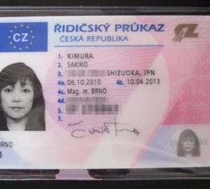Czech Republic Driver’s License