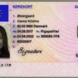 Denmark Drivers License