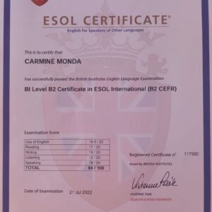 Buy a Verified ESOL Certificate in UK