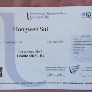 Buy a CILS Certificato Without the Exam